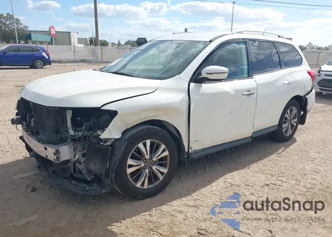 2017 Nissan Pathfinder Sv z USA, uszkodzony, nr VIN 5N1DR2MN8HC631688
